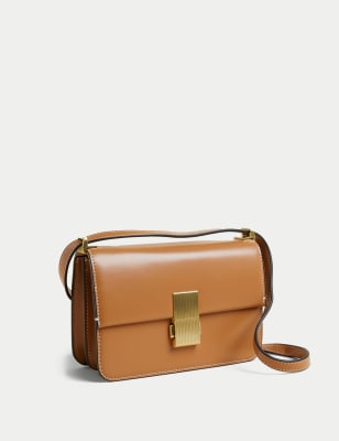 Celine Classic Box Medium Calfskin Leather Crossbody Bag