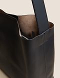 Faux Leather Shoulder Bag