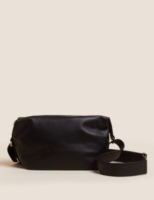 

Womens Autograph Leather Sling Shoulder Bag - Black, Black