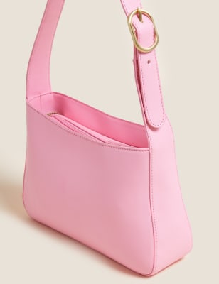 

Womens M&S Collection Faux Leather Mini Underarm Bag - Petal Pink, Petal Pink