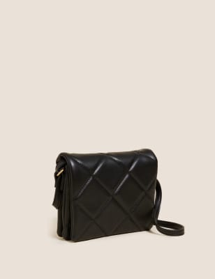 Faux Leather Mini Cross Body Bag