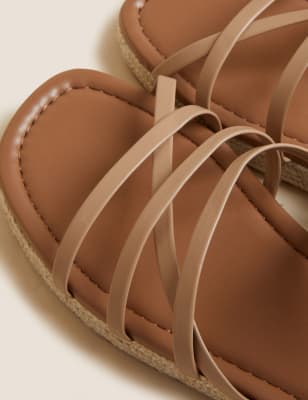 

Womens M&S Collection Strappy Flatform Sandals - Light Tan, Light Tan