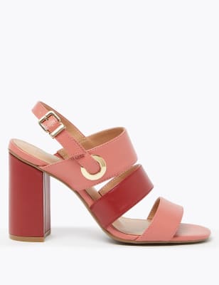 marks and spencer block heel shoes