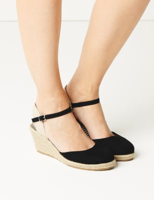 suede ankle strap espadrilles