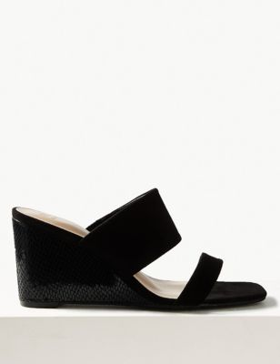marks and spencer ladies wedge shoes