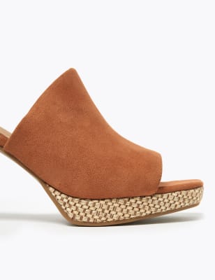 Mule platform online sandals