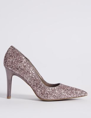 Stiletto Heel Pointed Court Shoes | M&S Collection | M&S