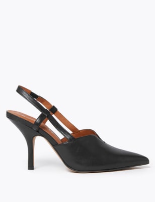 no heel slingback shoes