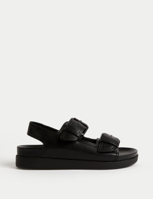 Buckle Flatform Sandal - BE