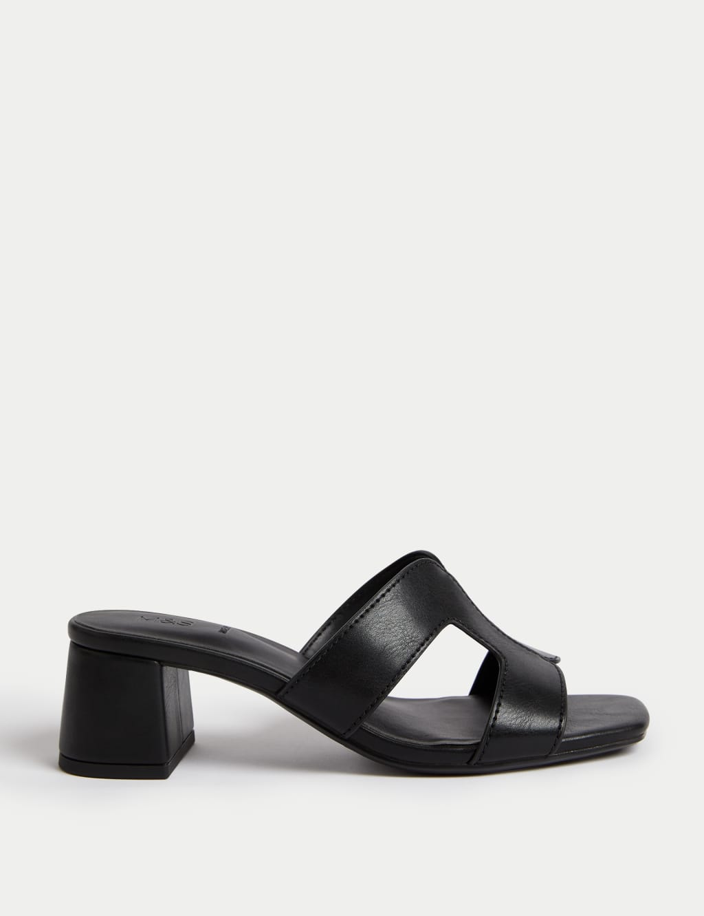 Yours Extra Wide Fit Woven Flat Sandal Black