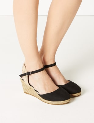 Espadrille sandals wide discount width