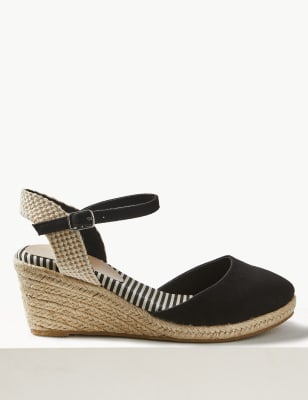 Wide fit best sale wedge espadrilles