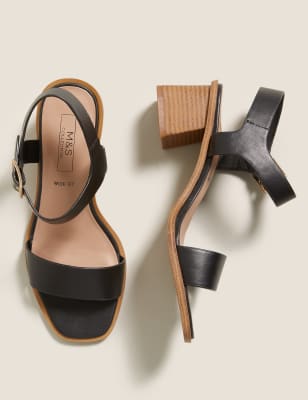 Wide fit mid heel sandals new arrivals