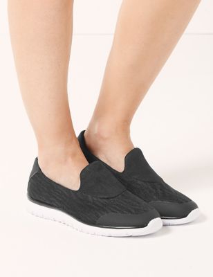 Wide Fit Slip-on Trainers