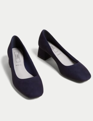 Low heel discount pumps block heel