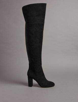 Suede Over The Knee Boots with Insolia®