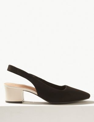 Square Toe Slingback Shoes | M&S Collection | M&S