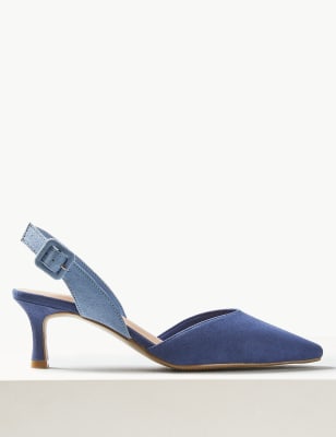 royal blue high heel sandals