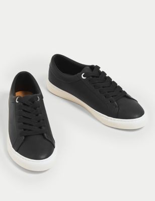 Lace Up Eyelet Detail Trainers - TW