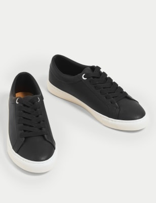 Lace Up Eyelet Detail Trainers | M&S NZ