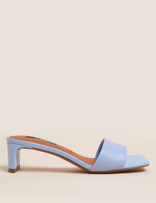 

M&S Collection Zapatos de piel llamativosWomens - Pale Blue, Pale Blue