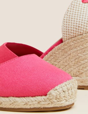 Canvas Wedge Espadrilles