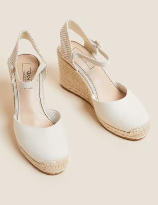 Ankle Strap Wedge Espadrilles