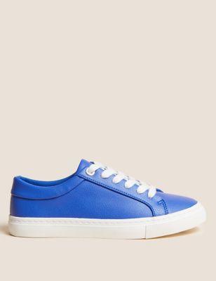 Womens M&S Collection Lace Up Eyelet Detail Trainers - Cobalt, Cobalt