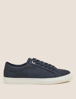 

Womens M&S Collection Lace Up Trainers - Navy, Navy