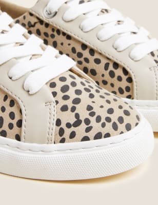 

Womens M&S Collection Lace Up Trainers - Brown Mix, Brown Mix