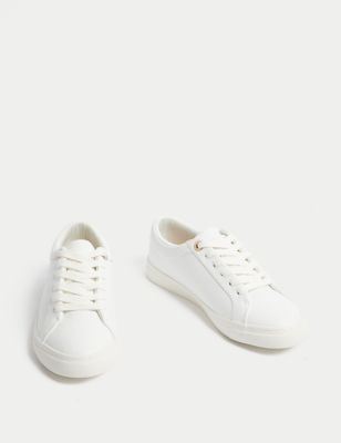 m&s ladies white shoes