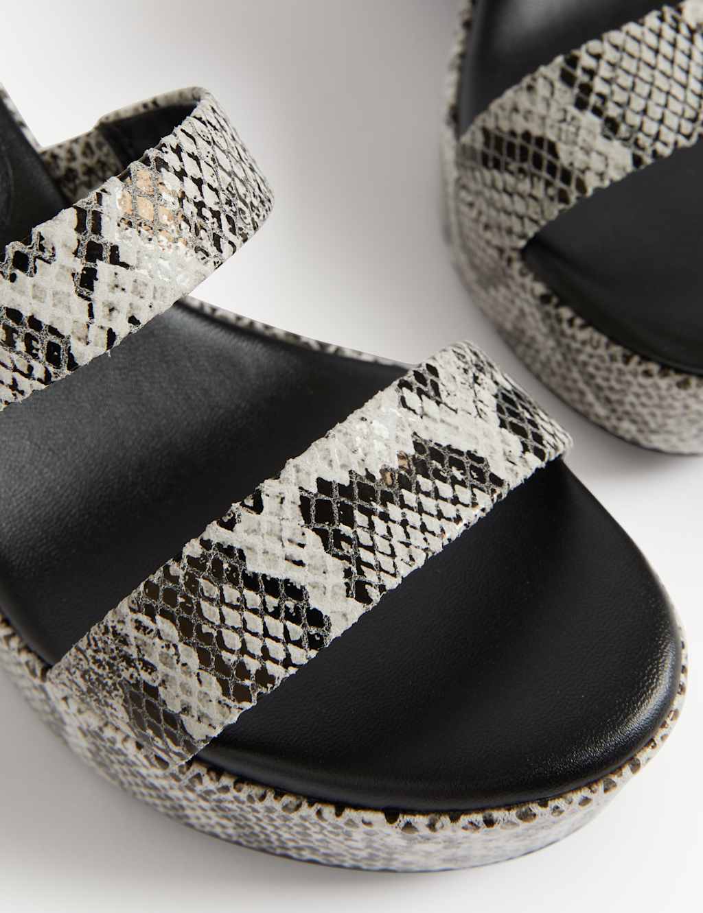 Leather Strappy Platform Sandals image 2