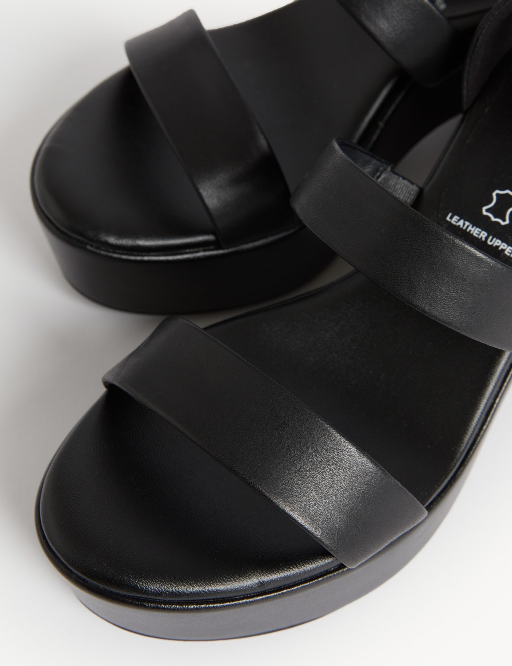 Leather Strappy Platform Sandals image 2