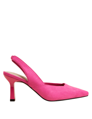 

Womens M&S Collection Stiletto Heel Pointed Slingback Shoes - Fuchsia, Fuchsia