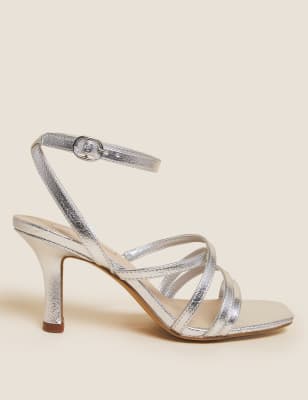 Stiletto discount strappy heels