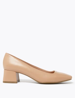 m&s navy court shoes