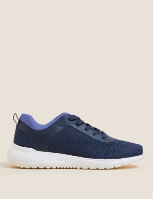 

Womens GOODMOVE Lace Up Trainers - Navy Mix, Navy Mix