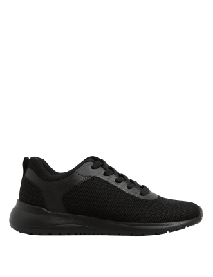 

Womens GOODMOVE Lace Up Trainers - Black, Black