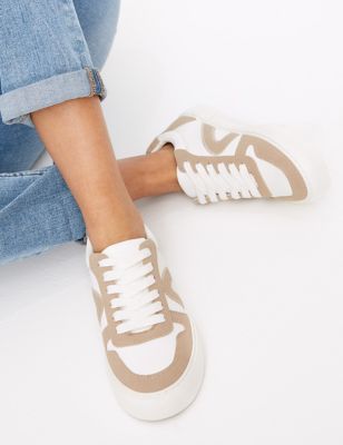 m&s womens white sandals