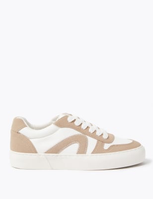 m&s womens white trainers