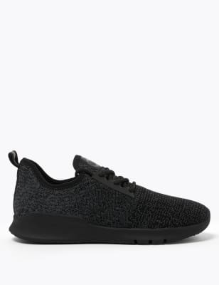 

GOODMOVE Zapatillas deportivas de punto con cordonesWomens - Black, Black