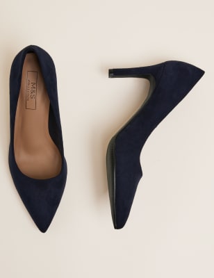 Stiletto Heel Pointed Court Shoes