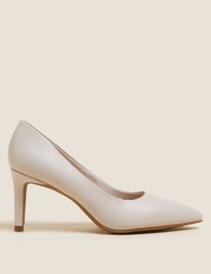 Stiletto Heel Pointed Court Shoes