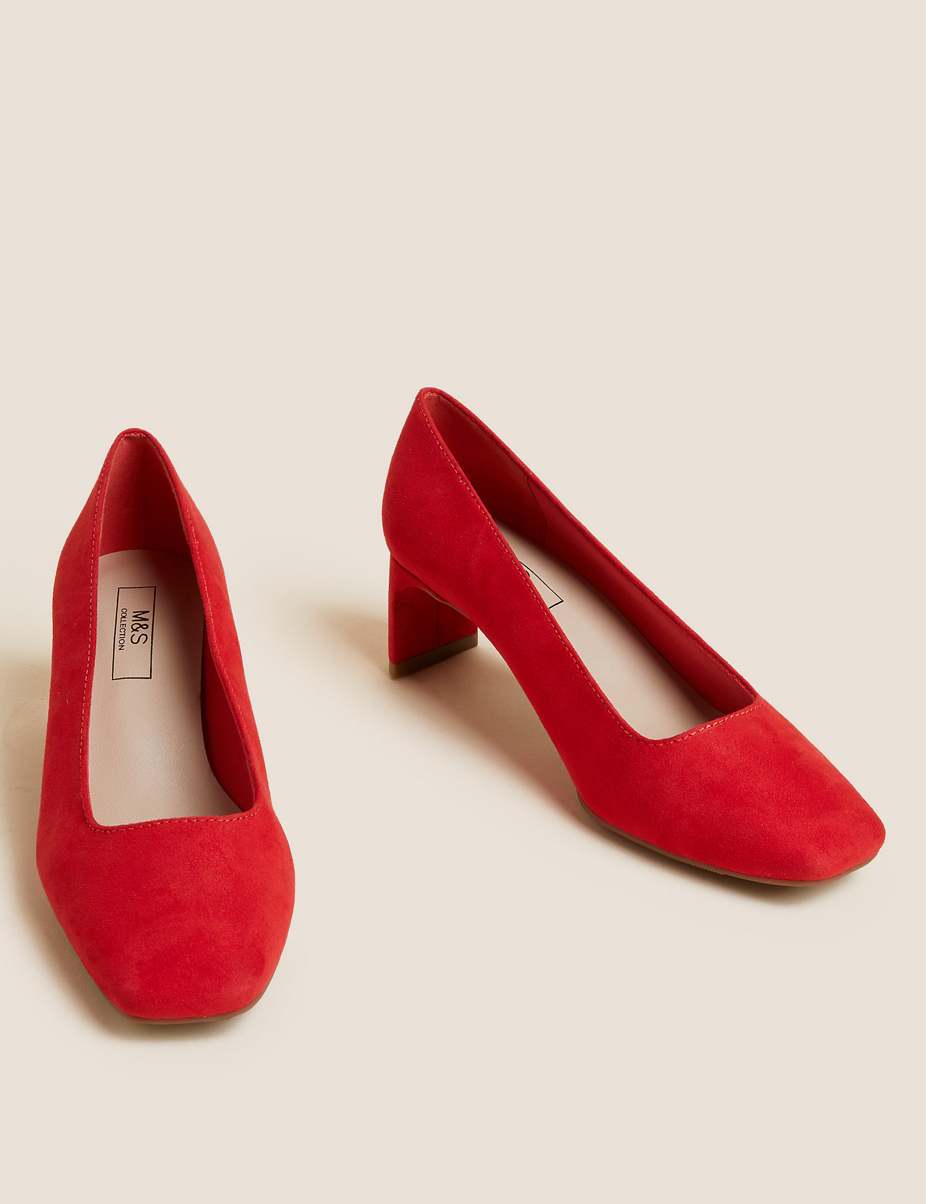 Statement Square Toe Court Shoes