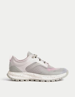 

Womens Goodmove Lace Up Side Detail Trainers - Khaki Mix, Khaki Mix
