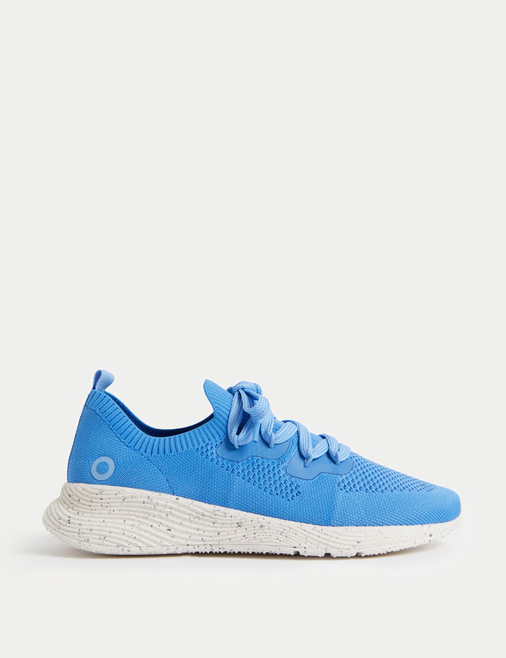 Knitted Lace Up Trainers image 1