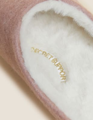

M&S Collection Zapatillas de fieltro con Secret SupportWomens - Pink, Pink