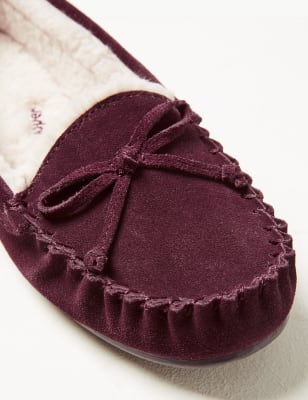 marks and spencer moccasin slippers