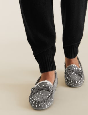 marks and spencer moccasin slippers