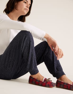 marks and spencer ladies moccasin slippers